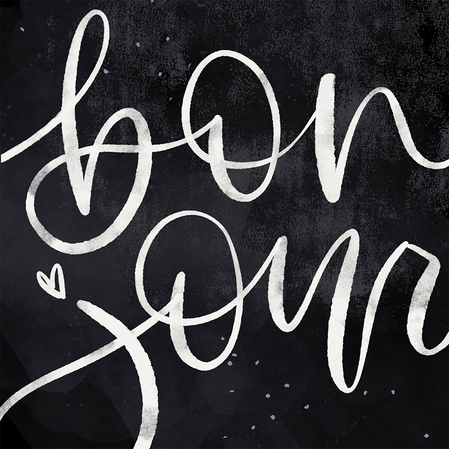 hand lettering by Madeleine Gagne